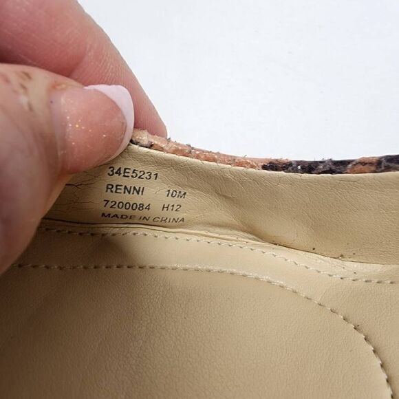 Calvin Klein Renni Snake Skin Python Heels Size 10 - Picture 15 of 16